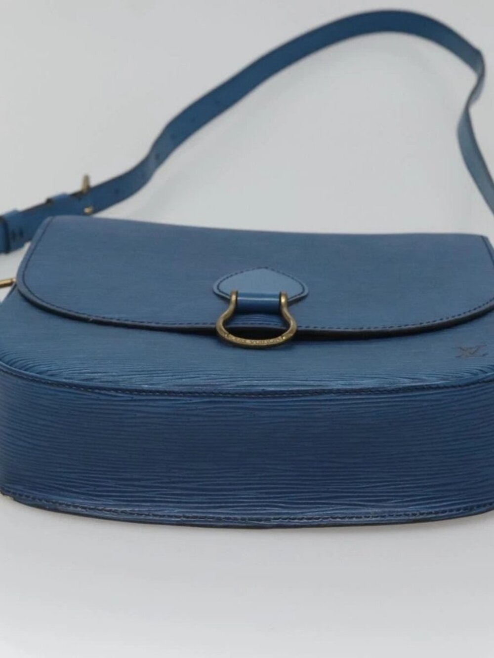 LOUIS VUITTON Epi Saint Cloud GM Shoulder Bag Toledo Blue - Picture 7 of 16
